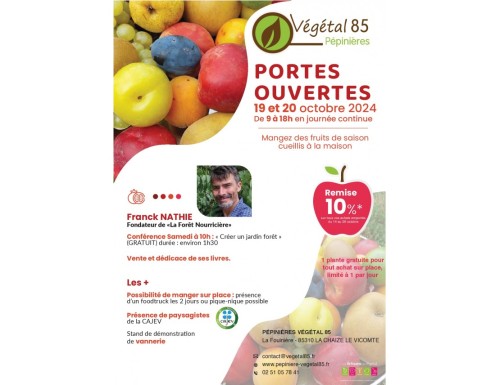 Portes Ouvertes les 19 et 20 octobre 2024